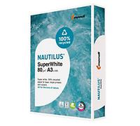 Nautilus SuperWhite 150 CIE A3 Printer Paper 80 gsm Smooth White 150 CIE 500 Sheets