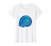 Nautilus Under Water Cephalopod Fun Value Graphic T-Shirt, Women, White, XL