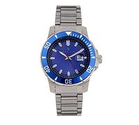NAUTIS Admiralty Pro 200 Quartz Silver Stainless Steel Bracelet Men's Watch with Date GL2008-E