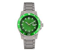 NAUTIS Admiralty Pro 200 Quartz Silver Stainless Steel Bracelet Men's Watch with Date GL2008-F