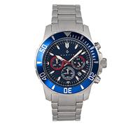 NAUTIS Dive Chrono 500 Quartz Silver Stainless Steel Bracelet Chronograph Men's Watch with Date 17065-D