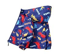 NautySaurs Boys Dinosaurs Jacket Spring Autumn Thin Lined Windbreaker Children Cute Coat for Toddler Kids Aged 2-6 (2-3 Years, Dinosaurs-Navy)