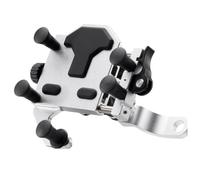 NAUXIU 1PC Universal Motorcycle Phone Stand 2025 Alloy Shock-Absorbing Bracket Navigation Phone Adjustable L4P2 Rotar 360°
