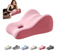 NAUXIU Butt Cushion for Couples,Pillowcase Wedge Pillow Memory Foam,Provides Intimate Support,Fast Rebound After Impact,Suitable for Home Use,Neck Waist Relief Ideal for Sitting and Lying-B