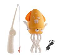 NAUXIU Electric Magic Dancing Octopus Toy,2025 New Electric Auto-Avoid Crawling Octopus with LED & Music, Smart Interactive Auto-Wiggling Robotics for Indoor Play & Sensory Development