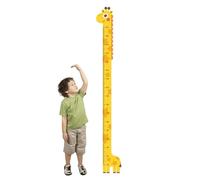 NAUXIU Growth Curve Chart Cute Giraffe Dinosaur Design Wall Sticker For Children Growth Removal Chart Indicator Curve Easily Height For Decor Height Baby Giraffe Nursery height Decal,Giraffe Range,G
