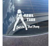 NAUXIU Hawk Tuah Spit On That Thang Car Sticker,Hawk Tuah Car Sticker,Hawk Tush Decals, Funny Hawk Tuah Bumper Decals,Laptop Bumper Decal Window Waterproof Car Stickers