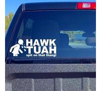 NAUXIU Hawk Tuah Spit On That Thang Car Sticker,Hawk Tuah Car Sticker,Hawk Tush Decals, Funny Hawk Tuah Bumper Decals,Laptop Bumper Decal Window Waterproof Car Stickers