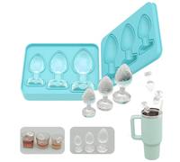 NAUXIU Ice Molds -Adult Prank Bachelor BacheloretteParty lce Cube Molds, Funny Silicone Anal Pluglce Cube Tray for Bar, Cocktails, Whiskey, CoolDrinks, Tea, Coffee - for Men and Women