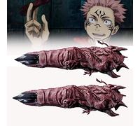 NAUXIU Jujutsu Kaisen,Ryomen Sukuna Fingers, Special Cursed Objects, Cosplay Special Advanced Anime Model,Ryomen Sukuna Yuji Itadori Artificial Figure Finger Props For Halloween Show 2pcs