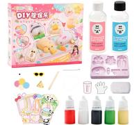 NAUXIU Liquid Silicone Squish-y Kit, Super Soft Silicone Rubber Fast Cure Taba Squish-y Kit for Cat Paw Casting Gifts, Taiyaki Shape, Stress Relief Entertainment