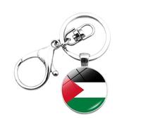 NAUXIU Palestine Peace Keychain,palestine Flag Keychain,free Palestine Keychain,pray Flag For Peace Keyring,i Suppor rings,national