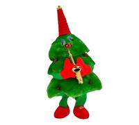 NAUXIU Singing Dancing Christmas Tree, Electric Wiggle Stuffed Christmas Tree Plush, Glowing Singing Cute Dancing Swinging Electric