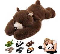 NAUXIU Weighted Panda Plush Toy,Red Panda Plush,Sloth Weighr,Weighted Animal,Weight Animals, For Anxiety Adult,Animals, Soft Toy For Stress Relief & Calming, Cuddly Anxiety (E,30CM)