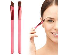 NAUZE 2 Pieces Multi-Function Eyebrow Brush Angled Eyebrow Brush Eye Brow Concealer Contour Brush Square Eyebrow Brush Make-Up Tool