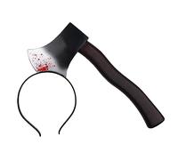 NAUZE Bloody Knife Headband - Fake Horror Headband for Halloween Weapons Costume Accessories