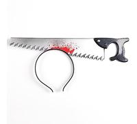 NAUZE Bloody Knife Headband - Fake Horror Headband for Halloween Weapons Costume Accessories (Saw)