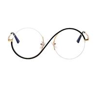 NAUZE Elphaba Glasses Round Eyewear Movie Wicked Elphaba Cosplay Glasses World Book Day Cosplay Accessories for Witch Costume Headwear