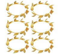 NAUZE Gold Leaf Headbands Roman Goddess Headband Greek Crown Headpiece Laurel Wreath Crown Toga Costume Accessories (6)