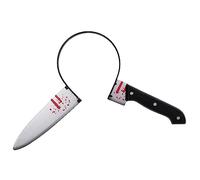 NAUZE Halloween Bloody Knife Headbands Fake Horror Headbands Halloween Props Bloody Headbands for Halloween Weapons Costume Accessories (Sharp Knife)
