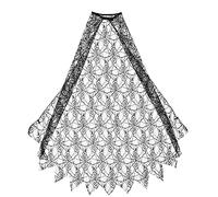 NAUZE Spider Web Cape Halloween Cape Women Witches Robe Cape Cloak Unisex Fancy Dress Up Costume