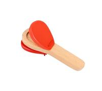 NAUZE Wooden Castanet Clapper Education Wood Clappers Percussion Instruments Baby Musical Castanets for Children Hand Kids Toy