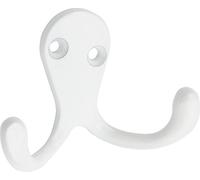 NAV2P N248-385 V163 Double Clothes Hooks in White, 2 Pack