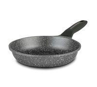 Nava Die-Cast Aluminium Frying Pan Olea - 26cm, 5-Layer Stone Non-Stick Coating, Heavy Bottom, Ergonomic Heat-Resistant Handles, Suitable for Gas, Electric, Ceramic, Halogen and Induction, PFOA-Free
