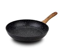 Nava Nature Non Stick Frying Pan, Aluminium Cooking Pan with Scratch Resistant Stone Coating and Heat Proof Handle, PFOA Free, 26cm Size
