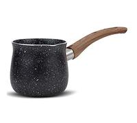 Nava Nature Turkish Coffee Pot 700ml with Nonstick Stone Coating, Modern Cezve Briki Stovetop Coffee Maker, Heat Resistant Handle, Milk Pot and Coffee Warmer