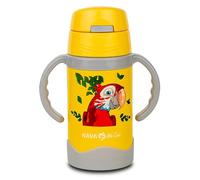 NAVA Stainless Steel Insulated Water Bottle We Care Yellow 300ml