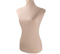NAVADEAL Hellhautfarbener Lycra-Stoffbezug, für Modedesigner, Einzelhandel, Boutique, Store, Kleiderform, Schnuller, Bezug (Schaufensterpuppe nicht im Lieferumfang enthalten), 100 % handgefertigt