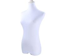 NAVAdeal White Superb Lycra Fabric Cover, Perfect For Dress Form Mannequin Dummy (Mannequin Not Included)