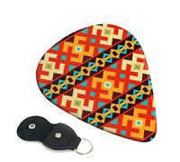 Navaho style Printed Guitar pick Guitar Plectrums for Acoustic Guitar Electric Guitar Bass Guitar - Guitar Accessories - 6 Pack 0.71mm