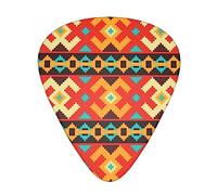 Navaho style Printed Guitar Picks Personalized Guitar Plectrums 12 Pcs For Acoustic Guitar Electric Guitar And Bass Bulk Guitar Pick One Size