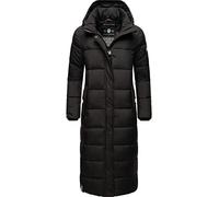 Navahoo Isalie Women's Winter Coat, Warm, Quilted Coat, Long with Removable Hood, XS - 3XL, black, XS
