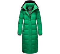 Navahoo Isalie Women's Winter Coat, Warm, Quilted Coat, Long with Removable Hood, XS - XXL, Emerald green, S