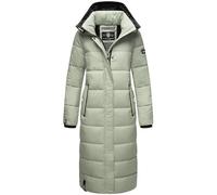 Navahoo Isalie Women's Winter Coat, Warm, Quilted Coat, Long with Removable Hood, XS - XXL, Smokey Mint, S