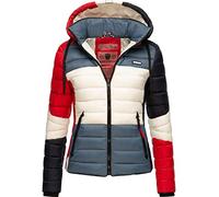 Navahoo Lulana Women's Transition Jacket Lightweight Colour Blocking Quilted Jacket Multi-Culti XS - 3XL, Multicolour French tricoloree, S