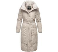 Navahoo Mirenaa Women's Winter Coat Warm Quilted Coat Extra Long with Belt S-XXL