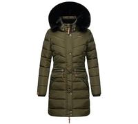 Navahoo Paula Women's Winter Coat, Warm, Quilted Coat, Long, with Removable Faux Fur Hood, XS - 5XL, M
