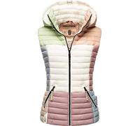 Navahoo Shadaa Women's Quilted Vest Lightweight with Removable Hood Colourblocking Style XS - 3XL