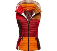 Navahoo Shadaa Women's Quilted Vest Lightweight with Removable Hood Colourblocking Style XS - 3XL