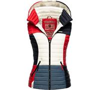 Navahoo Shadaa Women's Quilted Vest Lightweight with Removable Hood Colourblocking Style XS - 3XL