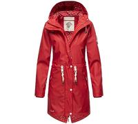 Navahoo Tropical Stormoo Women's Transitional Jacket, Rain Jacket, Functional Parka Raincoat Red S