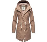 Navahoo Tropical Stormoo Women's Transitional Jacket, Rain Jacket, Functional Parka Raincoat Taupe XS
