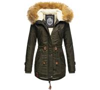 Navahoo Women Winter Jacket Quilted Parka Coat Teddy Faux Fur Warm Lined La Viva