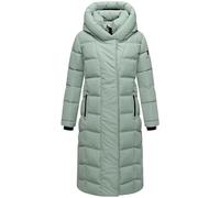 Navahoo Women's Long Winter Coat, Warm Quilted Snowsuit with Internal Backpack Straps and Magnetic Buttons, Angel Feather XIV, XS-6XL, L