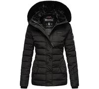 Navahoo Women's Quilted Winter Jacket Milianaa with Faux Fur Hood | Length: bottom-covering | Warmth level 3 of 3 - warmly padded | Large detachable hood with separately removable trim