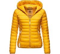 Navahoo Women's Transition Jacket Quilted Jacket with Hood Ich Bin Hübsch XS - XXL, yellow, XS